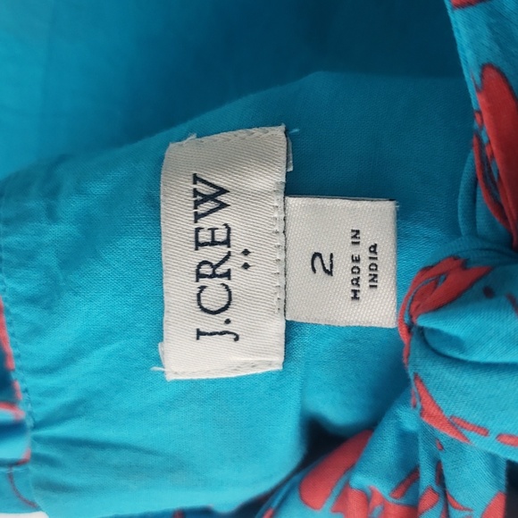 JCrew Lobster midi nap dress - Picture 3 of 3